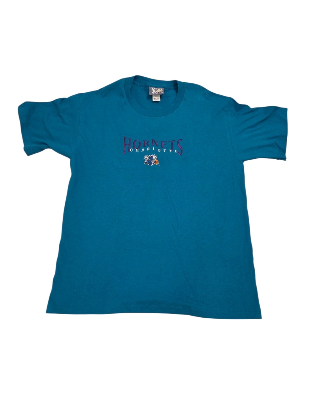Lee Sport Charlotte Hornets Teal Graphic T-Shirt